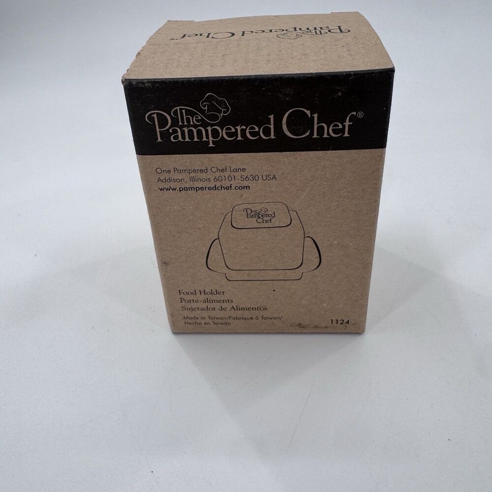 PAMPERED CHEF FOOD HOLDER #1124 For Food Graters Black, NEW FAST SHIPPING
